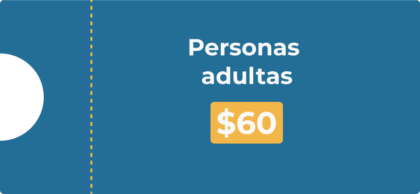 Personas adultas - $60